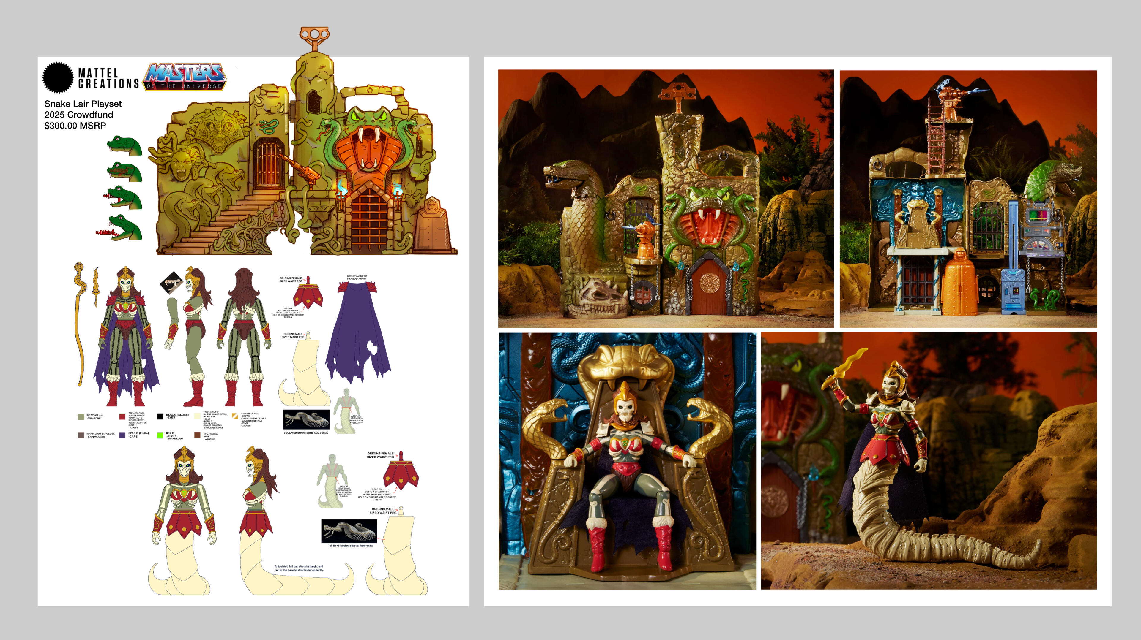 Masters of the Universe: Snake Lair Playset Crowdfund